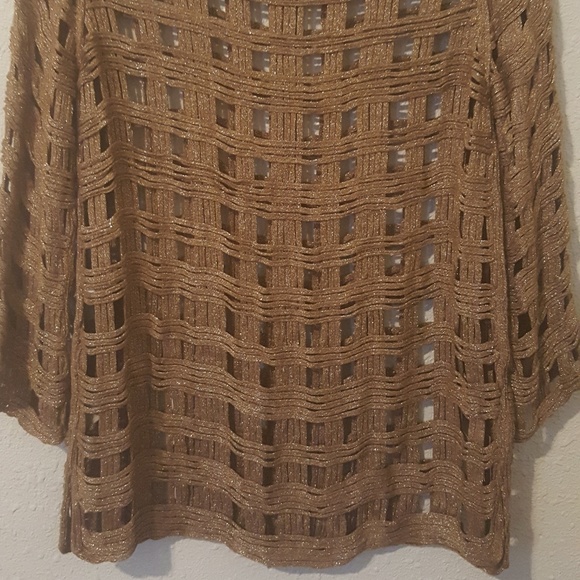 Travelers Collection by Chicos Sweater Crochet - Picture 3 of 3